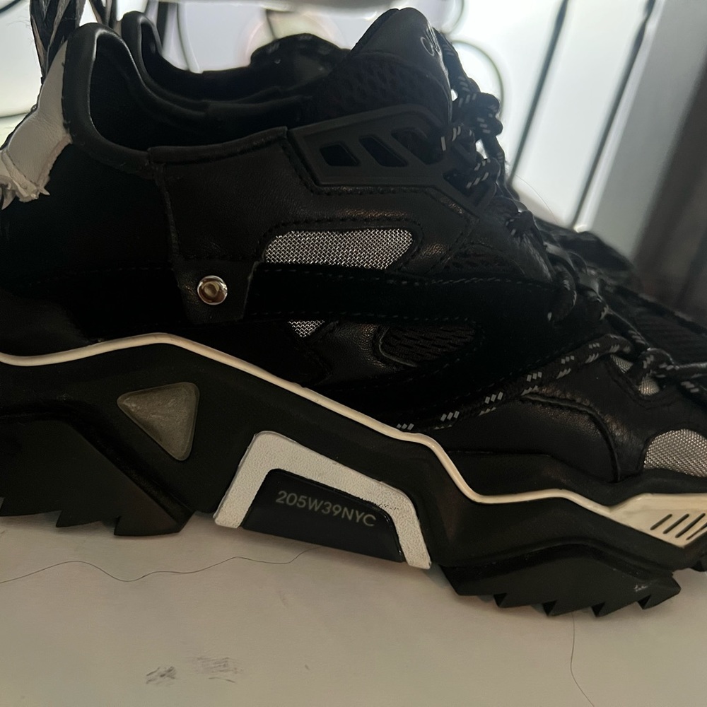 Calvin Klein Low Top Black Sneakers - Picture 2 of 2